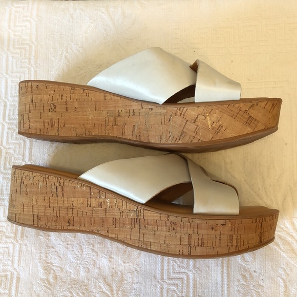 Kork-Ease Sabrina Leather & Cork Platform Sandals - Picture 2 of 7